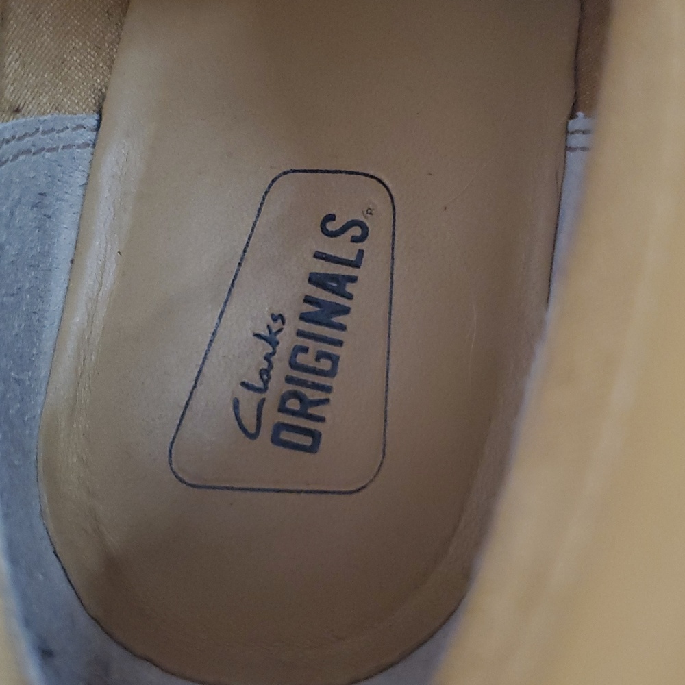 Clarks Originals Phenia Carnaby Ankle Boots Size 8.5 Suede Leather Fall Shoe - Picture 7 of 9